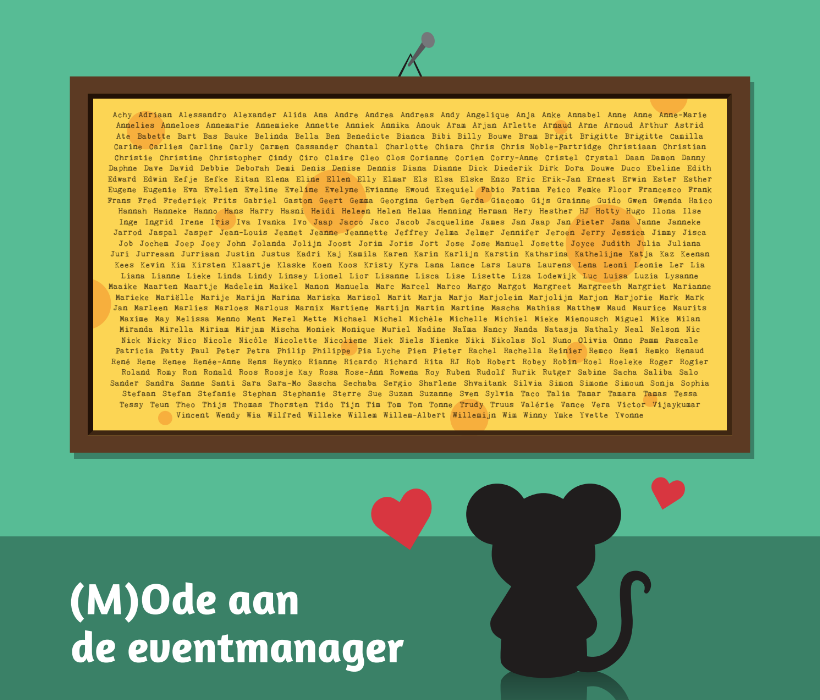 (M)Ode aan de eventmanager
