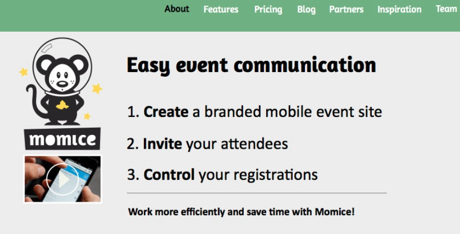 Momice website 2013