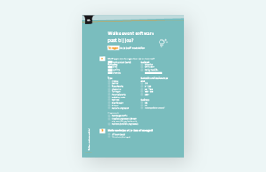 Checklist: kies de juiste software