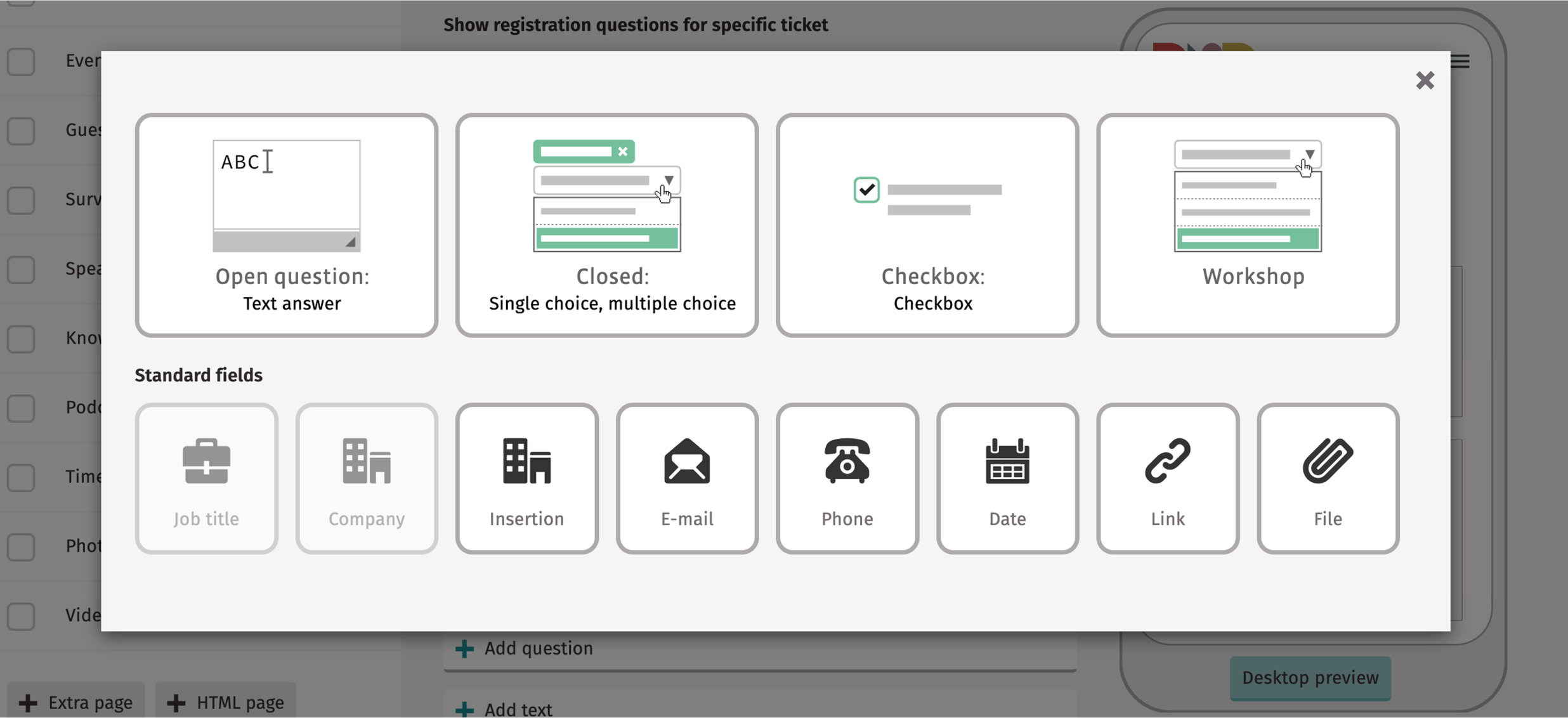 Screenshot new file registration question