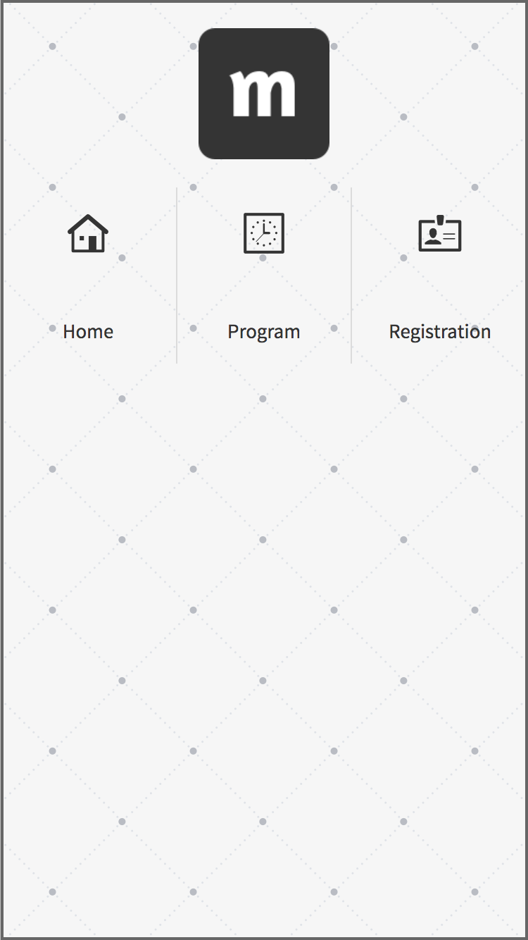 Aangepast menu voor je website met iconen